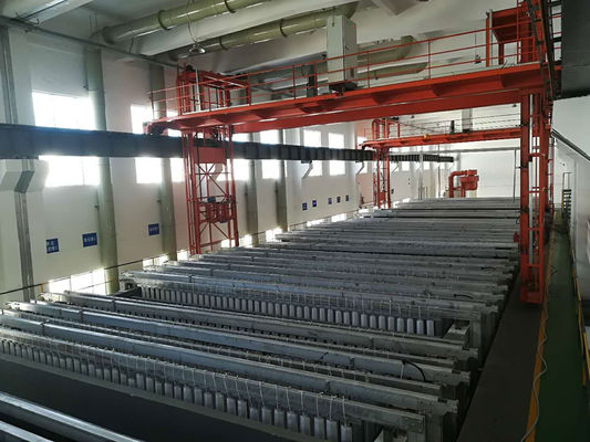 Qualität  1000 Ton Manual Anodizing Production Line 10µM - 12µM Micron usine