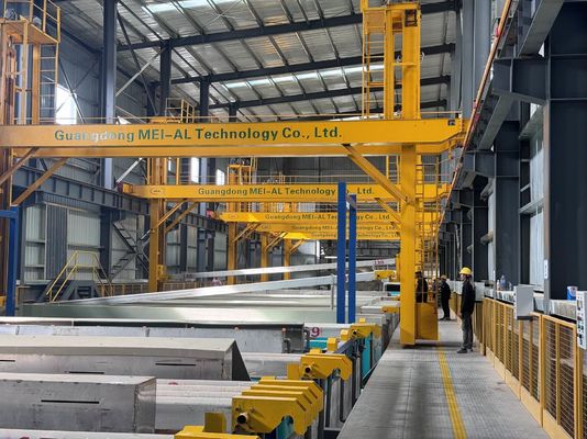 Guter Preis 12000T/Jahr Kapazität Automatische Anodisierungslinie für die Oberflächenbehandlung von Aluminium-Solarprofilen Online