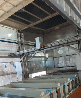 Guter Preis Hocheffiziente 150 T/M Kapazität harte Anodisierungslinie Online