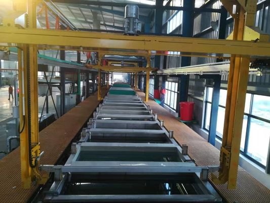 Kleines Werkstück automatisierte Anodisierungslinie Färbungsbehandlungs-Prozess