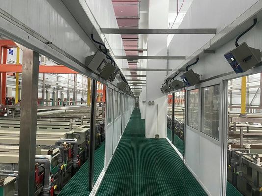 Guter Preis Halbautomatische Anodisierungsproduktionslinie mit 2.500 T/M Kapazität, modularem Design und RoHS- und REACH-Konformität Online