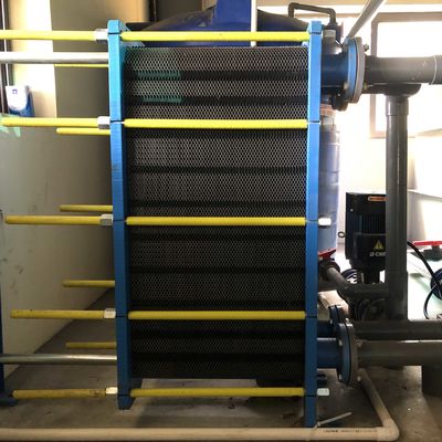 Schwarze Edelstahl-Platten-Art Wärmetauscher, der die Anodisierung bildet