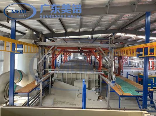 Automatische Anodisierungsanlage für Aluminium 800 T/Monat