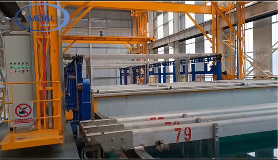 Guter Preis 500 T Kapazität Energieeinsparende angepasste Anodisierungsproduktionslinie für Aluminiumprofile Online