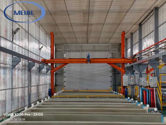 Guter Preis Horizontal Anodizing Production Line with 5-15μm Film Thickness Uniformity and ±0.5℃ Temperature Precision Online