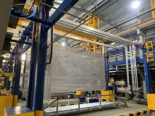 Guter Preis Professionelle Aluminium-Anodisationsproduktionslinie mit einer Kapazität von 2000T/M für 6063 6061 Aluminium mit kundenspezifischem Design Online