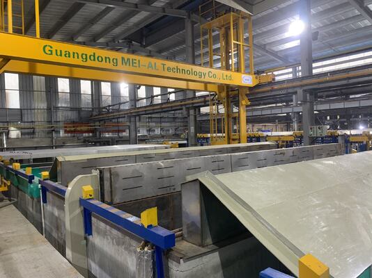 Guter Preis 500T/M Fully Automatic Anodizing Line with 5-25µm Film Thickness for Aluminum Profiles Online