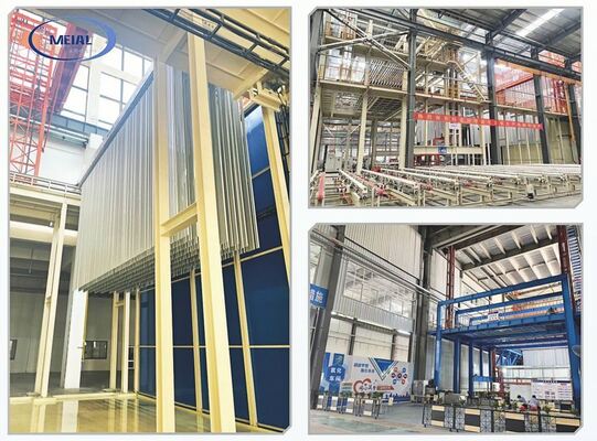Guter Preis Vertical Anodizing Produktionslinie entwickelt für Platzersparnis und hohe Kapazität Aluminium Anodizing mit einheitlicher Beschichtung Steuerung. Online
