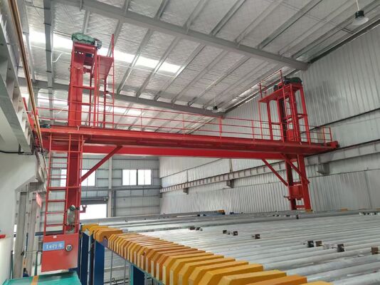 Guter Preis 40 Tons/Month Semi-Automatic Hard Anodizing Production Line for Automotive Parts with 25–80 μm Film Thickness Online