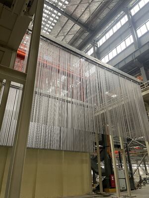 Guter Preis 2000T/M Halbautomatische Produktionslinie für architektonische Schwefelsäureanodisierung von Aluminiumprofilen Online
