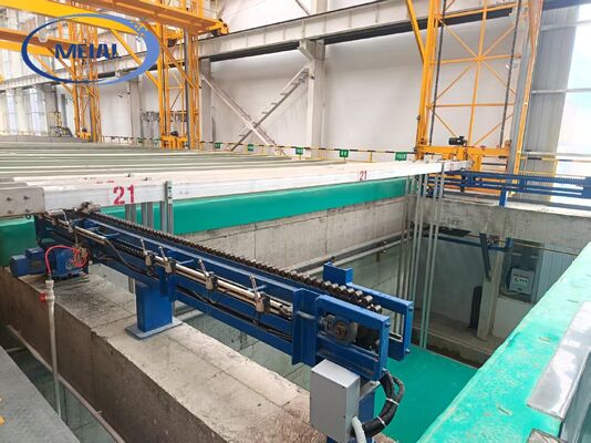 Guter Preis Automatische Aluminium-Eloxalanlage mit SPS-Automatischer Steuerung und 8-12 µm Schichtdicke schlüsselfertige Lösung Online
