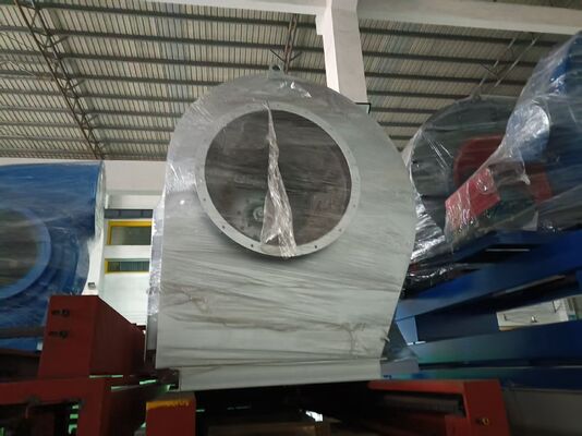 Guter Preis Industrieauspuffventilator mit 30000 m3/Hr Luftstrom für die korrosionsbeständige Absaugung von Rauch in Anodisierungsleitungen Online